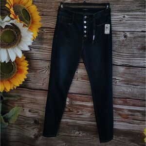 "Numero" Woman's jeans dark wash Size : 29 Verona ankle button fly NWT